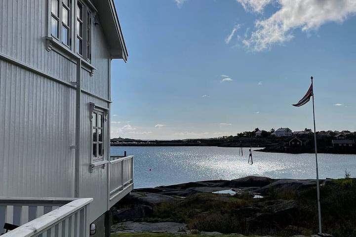 Blockhütte für 6 Personen, mit Garten auf den Lofoten