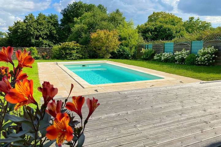 Maison de vacances pour 8 personnes, avec Balcon et Jardin