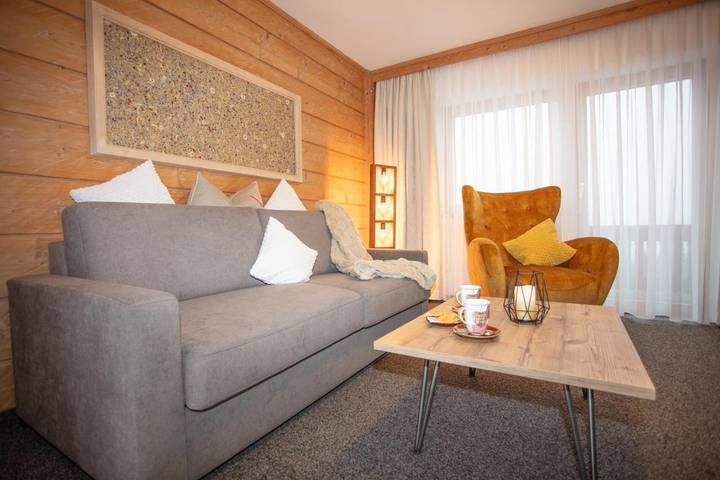 Ferienwohnung für 4 Personen, mit Garten und Ausblick, kinderfreundlich