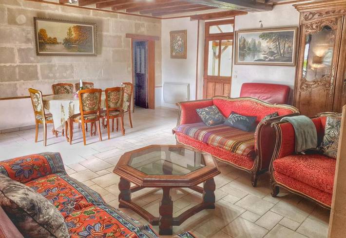 Location de vacances pour 9 personnes, avec vue et jardin à Saint-Romain-sur-Cher - 4