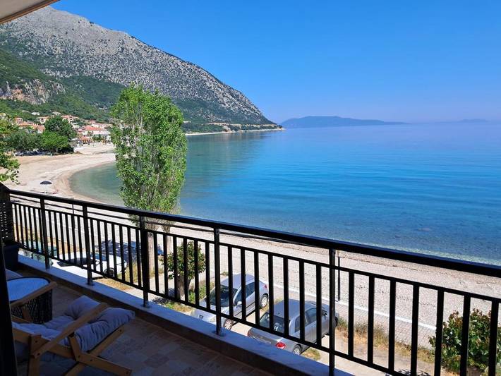 Ferienwohnung für 5 Personen, mit Ausblick und Balkon
