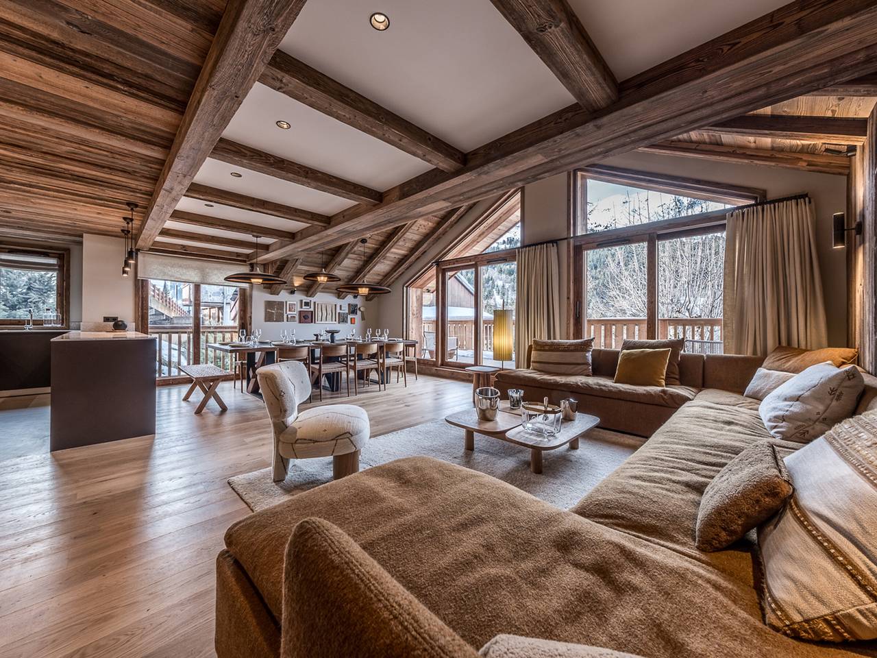 Appartement entier, Séjour de luxe : sauna, hammam, home cinéma, concierge 5* in Méribel, Les Allues