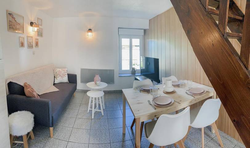 Maison de vacances pour 4 personnes, avec jardin, adapté aux familles dans Cotentin