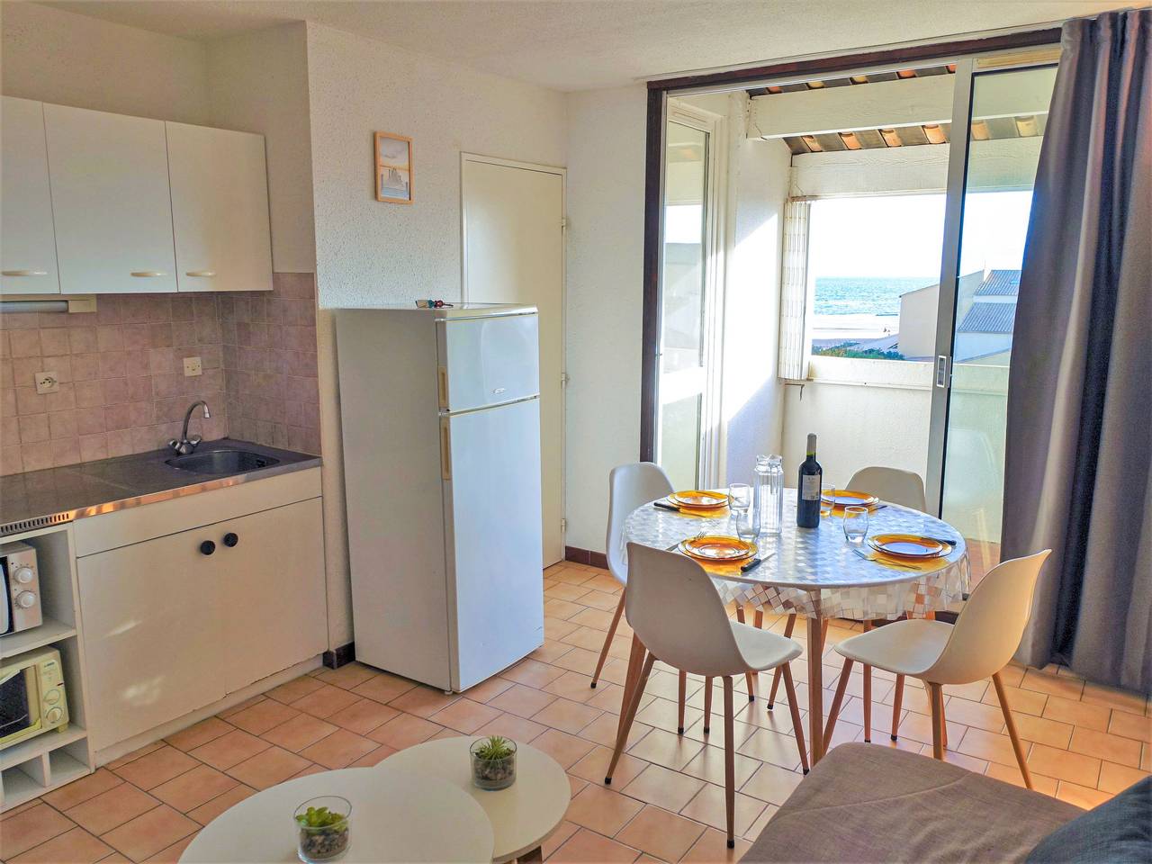 Ganze Wohnung, Les Balcons de la Méditerranée in Narbonne Plage, Narbonne