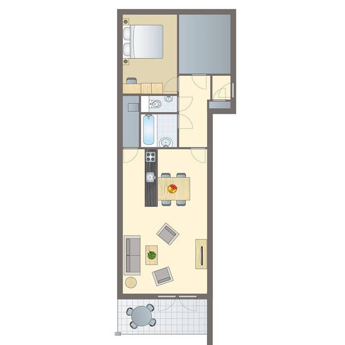 Ferienwohnung für 4 Personen in Lipno