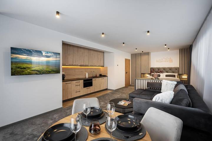 Apartament wakacyjny dla 4 osób, z sauna i widok oraz ogród w Słowacja