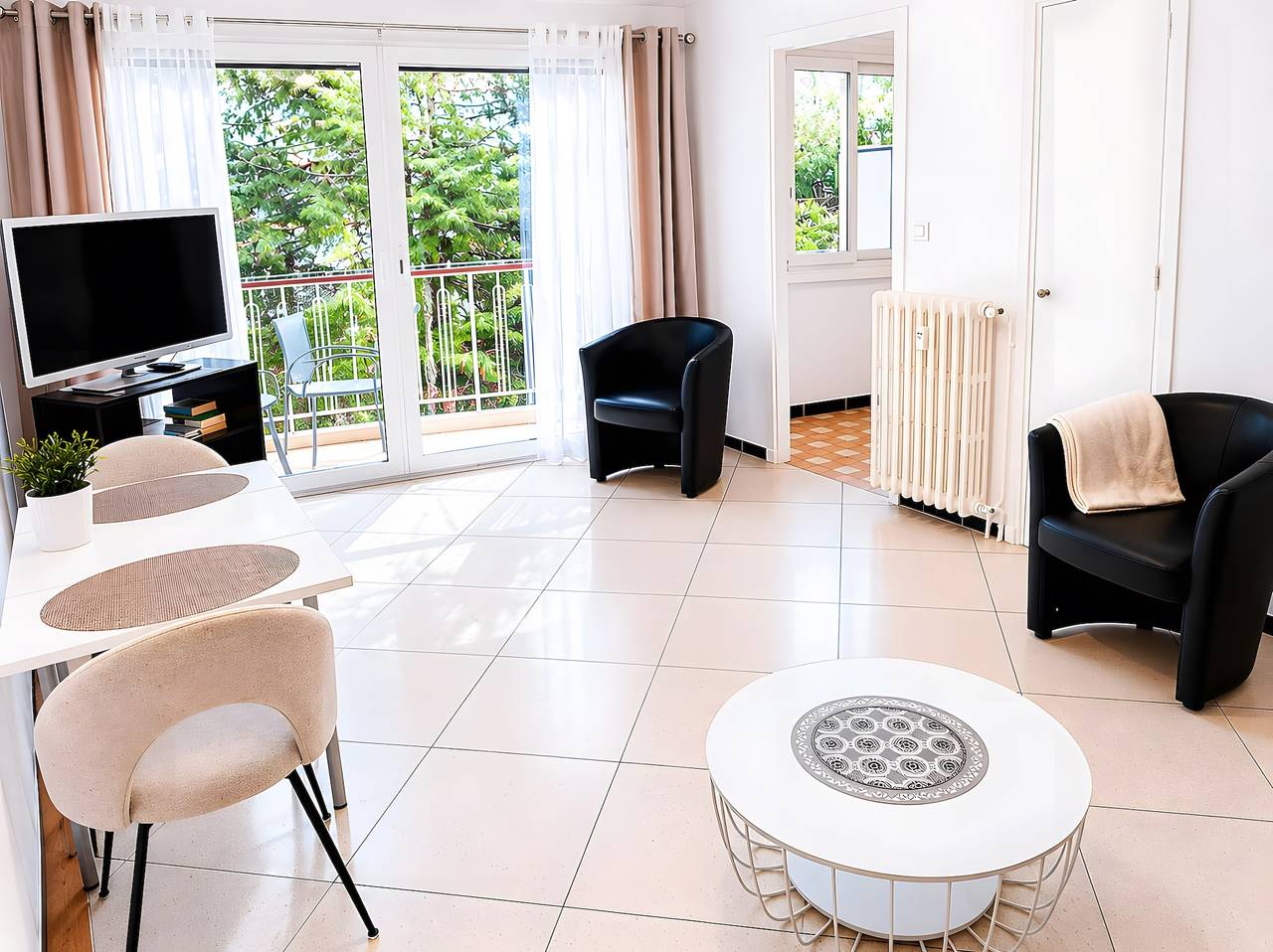 Monolocale intero, Monolocale 'En Bord De Mer' con balcone e Wi-Fi in Cros de Cagnes, Cagnes-sur-Mer