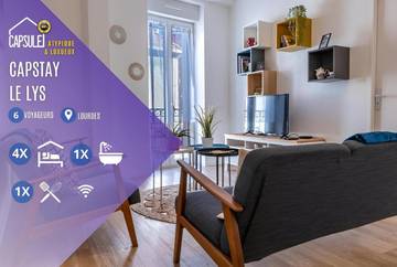 Gîte pour 8 personnes, avec vue et jardin dans Musée Sainte Bernadette Moulin Lacadé Maison Paternelle