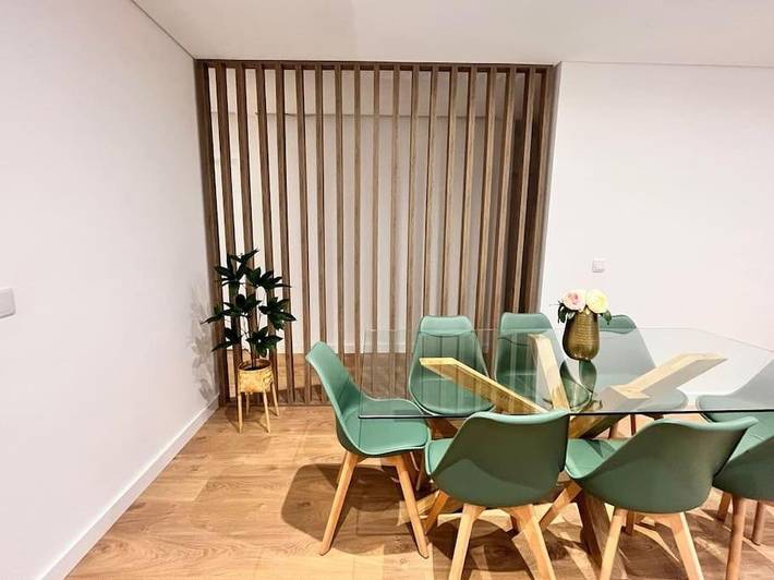 Apartamento de férias para 8 pessoas, com vista e varanda em Guimarães