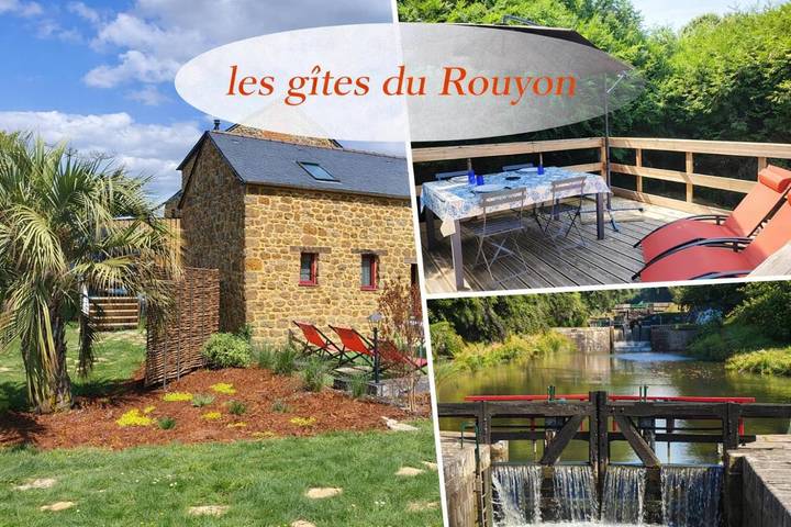 Location de vacances pour 7 personnes, avec terrasse à Tinténiac