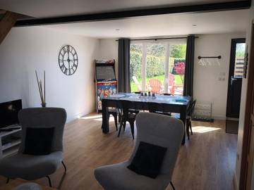 Gîte pour 6 personnes, avec terrasse ainsi que jacuzzi et jardin, animaux acceptés à Senneville-sur-Fécamp