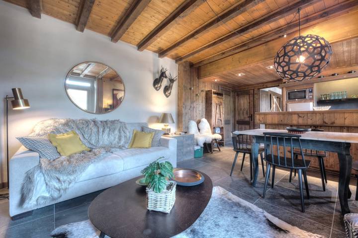 Gîte pour 4 personnes, avec balcon, adapté aux familles dans Office de Tourisme de Megeve - 4