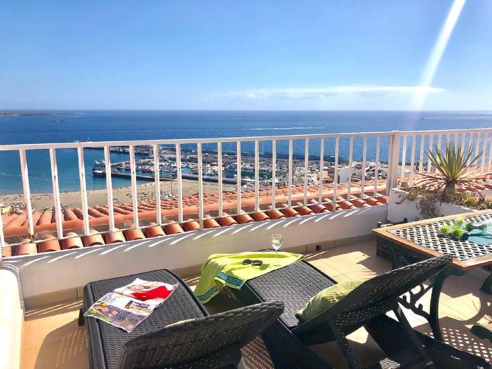 Apartamento de vacaciones para 4 personas, con balcón y piscina en Tenerife