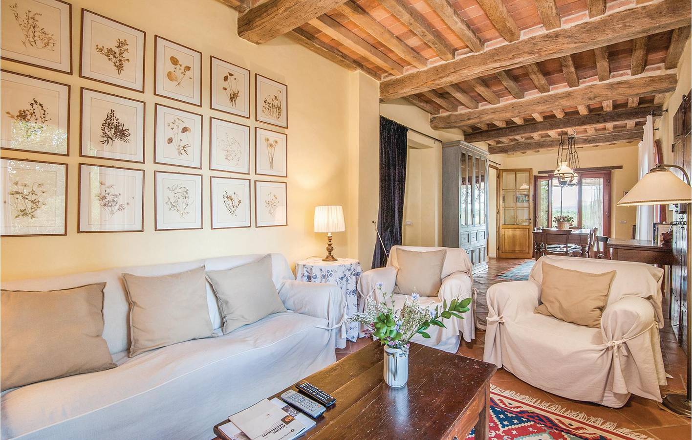 Luxuriöses Appartement: Pool, Garten, Internet in Rapolano Terme, Siena Provinz
