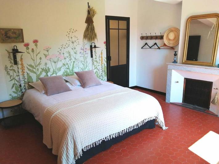 Chambre d’hôte pour 2 personnes, avec Terrasse ainsi que Jardin et Vue