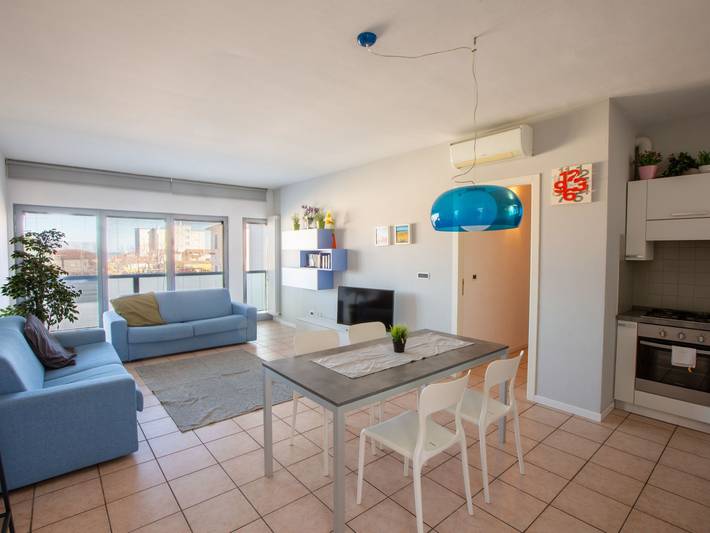 Apartamento entero, Wohnung mit Terrasse und Panoramablick in Bagni 30 Club Tre C, Senigallia (Municipality)