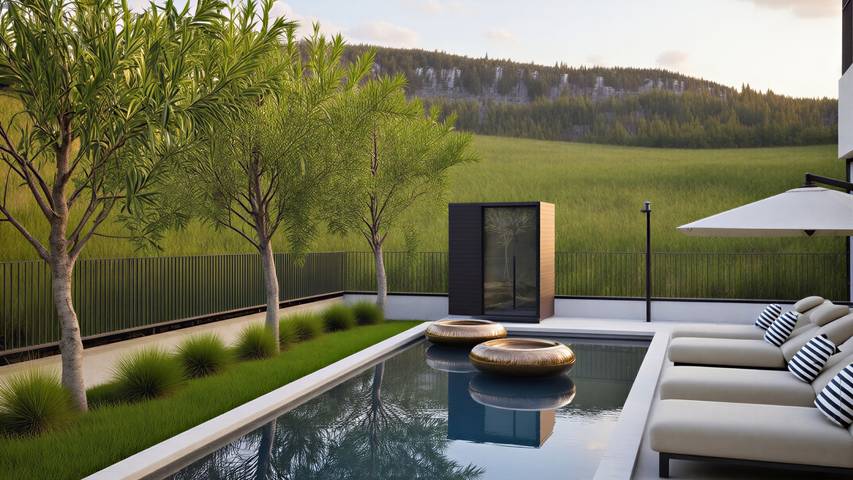 Villa pour 8 personnes, avec jardin et jacuzzi ainsi que terrasse et sauna dans Rab - 2