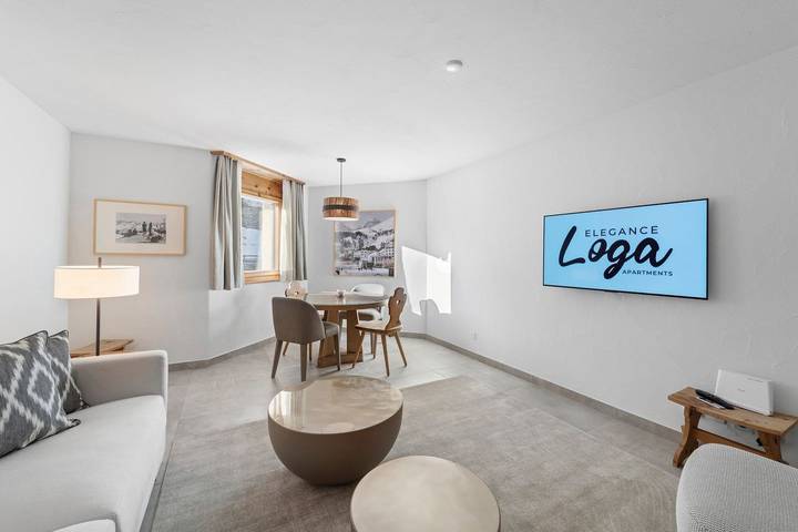 Ferienwohnung für 4 Personen, mit Whirlpool und Sauna sowie Ausblick in St. Moritz - 2