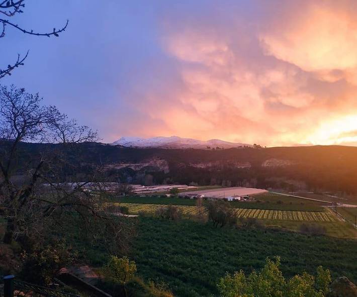 Casa rural para 3 personas, con jardín y vistas en Alhama
