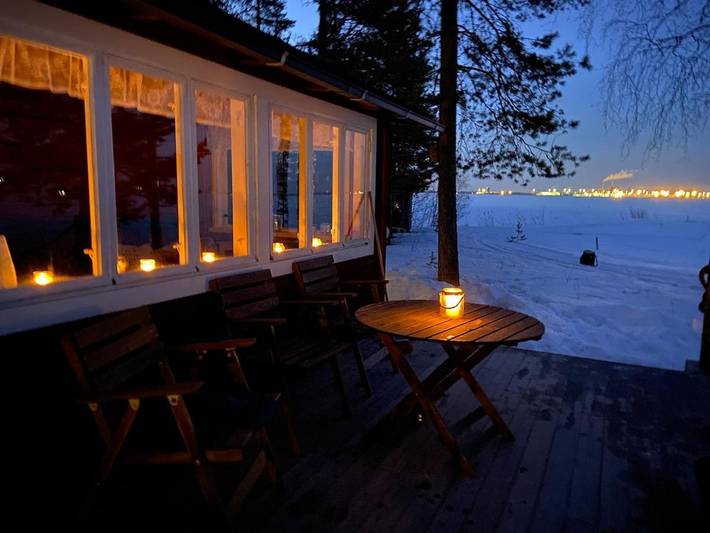 Chalet pour 2 personnes, avec jardin et vue ainsi que sauna et terrasse