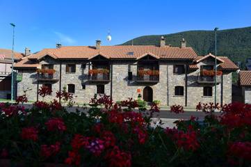 Gîte pour 4 personnes, avec balcon et vue à Biescas