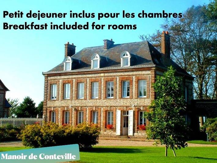 Maison d’hôte, avec Terrasse ainsi que Jardin et Vue à Paluel
