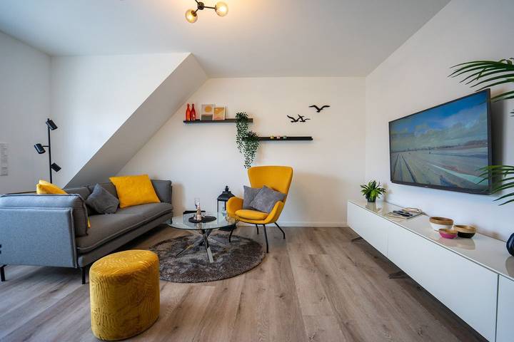 Ferienwohnung für 4 Personen, mit Balkon und Ausblick