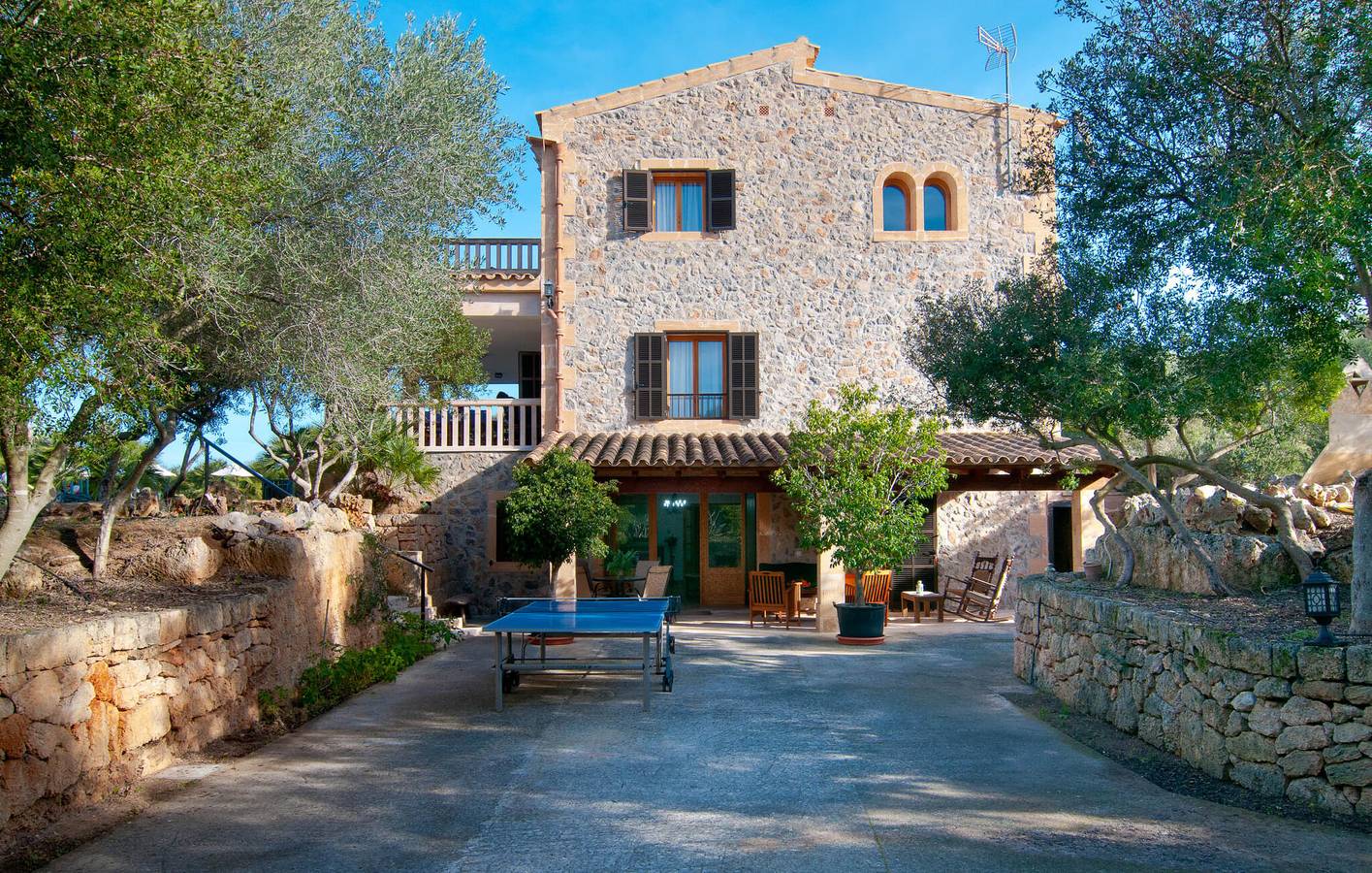 Entspannen mit Stil: Appartement am Pool bei Son Sant Martí in Muro, Mallorca Norden