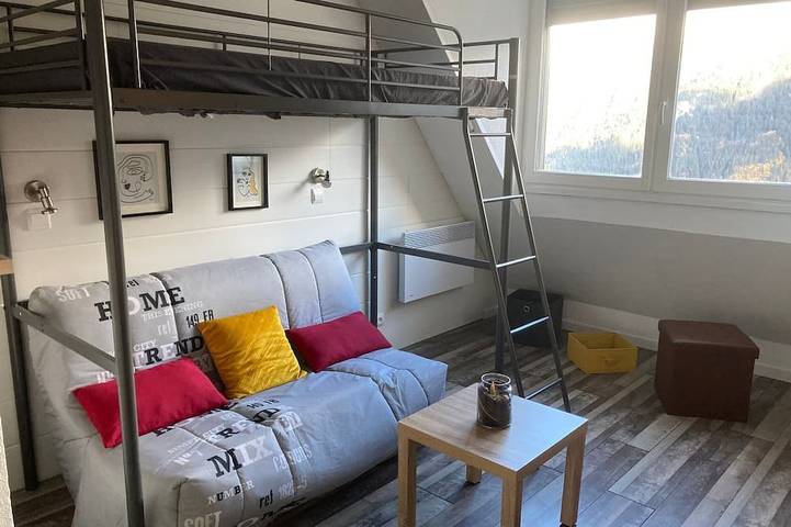 Ganze Wohnung, Studio 18m², 3 Pers, 300m Piste in La Ferrière, Le Pleynet