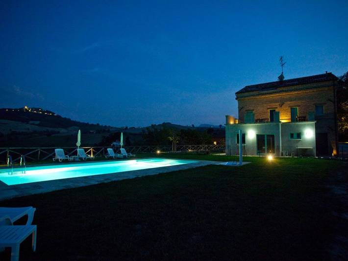 Villa mit privatem Pool und unglaublicher Aussicht in Montedinove, Provincia di Ascoli Piceno