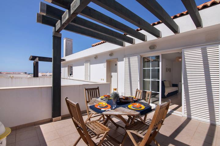 Apartamento de férias para 3 pessoas, com varanda em Cabanas de Tavira