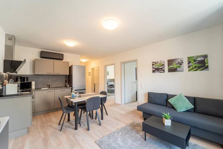 Ferienhaus für 4 Personen, mit Balkon und Terrasse sowie Ausblick in Remseck am Neckar