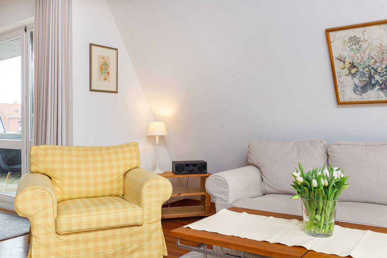 Ganze Wohnung, Jungnamensand : Ferienwohnung in Wittdün am Wattenmeer von Amrum - Meerblick, Hund willkommen in Wittdün, Amrum