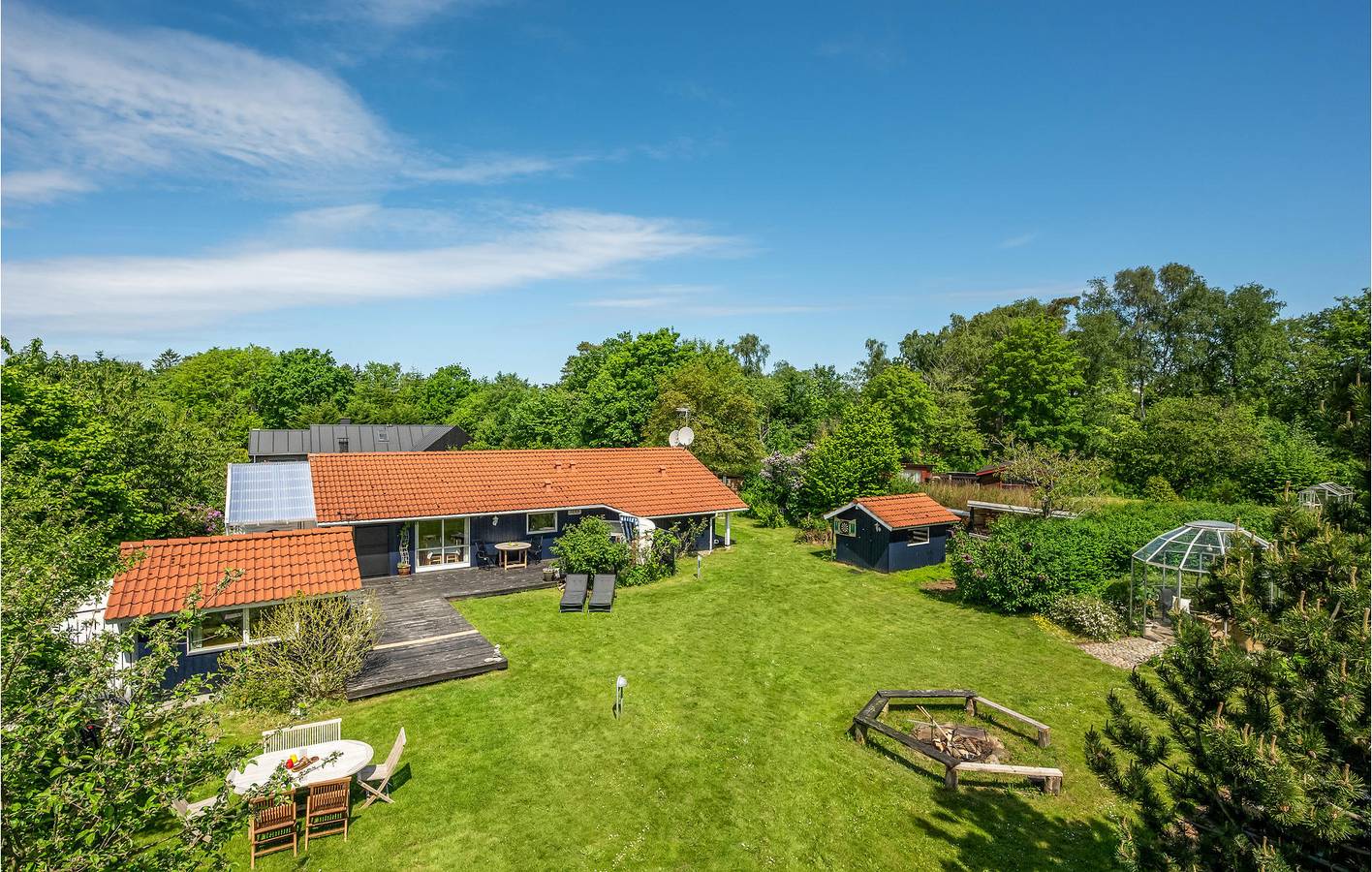 Ferienhaus für 8 Personen mit Terrasse in Munkerup, Dronningmølle