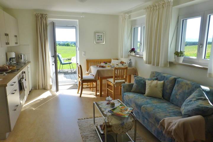 Ferienwohnung für 2 Personen, mit Balkon und Terrasse sowie Garten in Oy-Mittelberg - 4