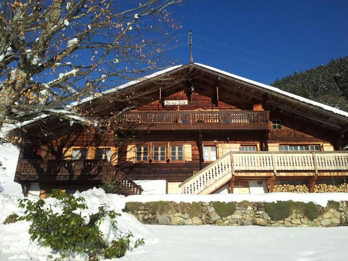 Chalet pour 10 personnes, avec vue et jardin