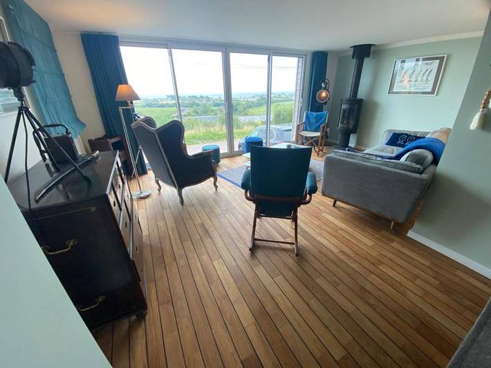 Location de vacances pour 8 personnes, avec vue et jardin à Quinéville - 4