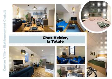 Gîte pour 12 personnes, avec terrasse dans Thermes Callou