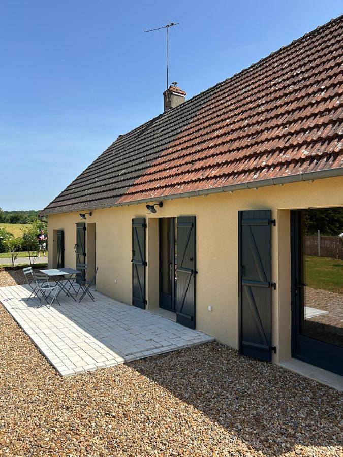 Maison de vacances pour 4 personnes, avec Terrasse ainsi que Jardin et Vue