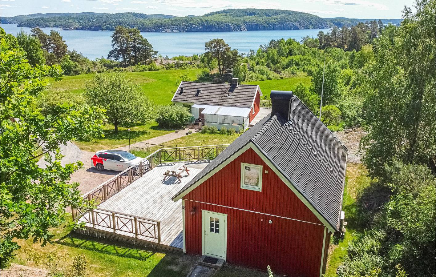 Hus för 4 Personer, med terass