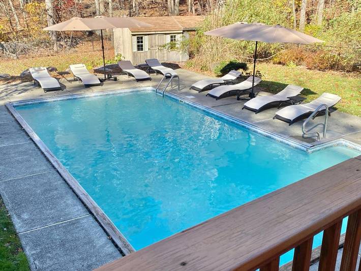 Casas de temporada para 10 pessoas, com piscina e jardim - 1