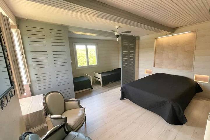 Mediterranean-style house with a heated pool! Midoon Guest in Tillac, Gers