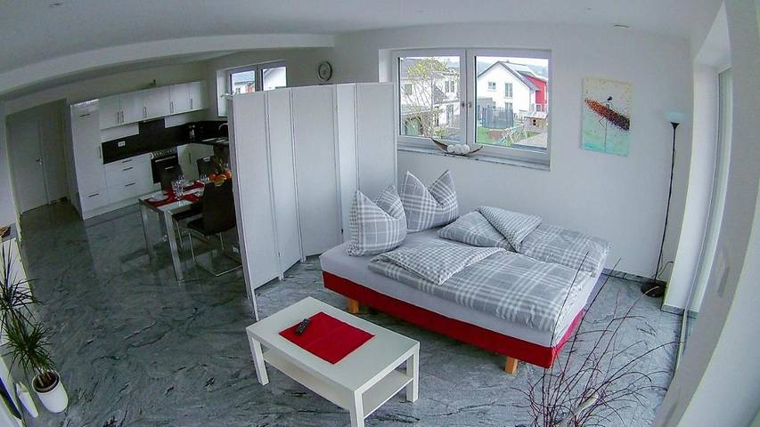 Ferienwohnung für 7 Personen, mit Balkon und Terrasse sowie Ausblick in Kißlegg - 4