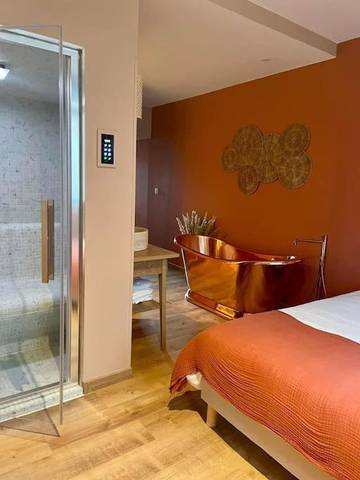 Gîte pour 2 personnes, avec terrasse ainsi que sauna et jacuzzi à Étaples