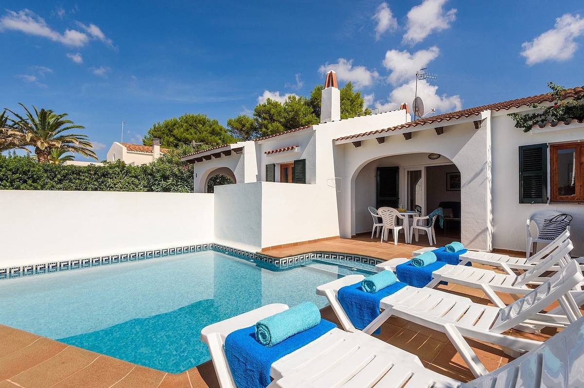 Villa Arena in Cala Blanca, Ciutadella