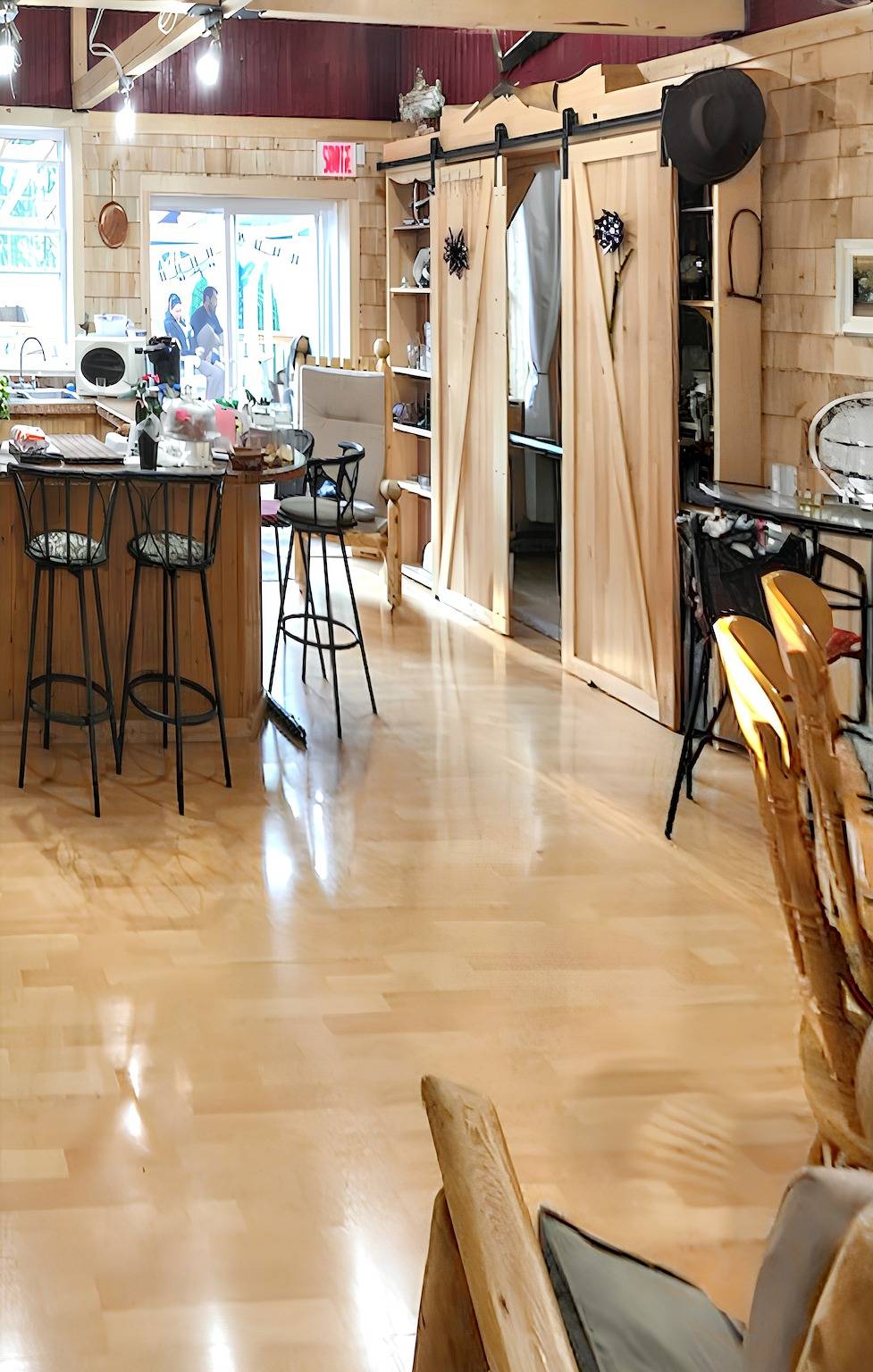 Apartamento entero, Apartamento cómodo Sainte-Angèle-de-Mérici 80 m² balcón! in Quebec