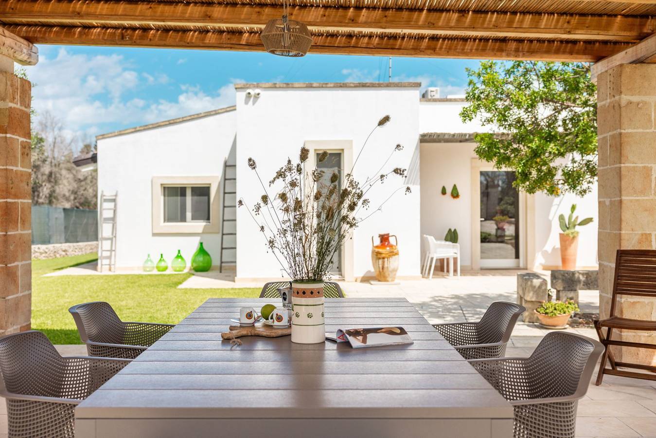 Villa für 4 Personen mit Garten in Vernole, Lecce Provinz