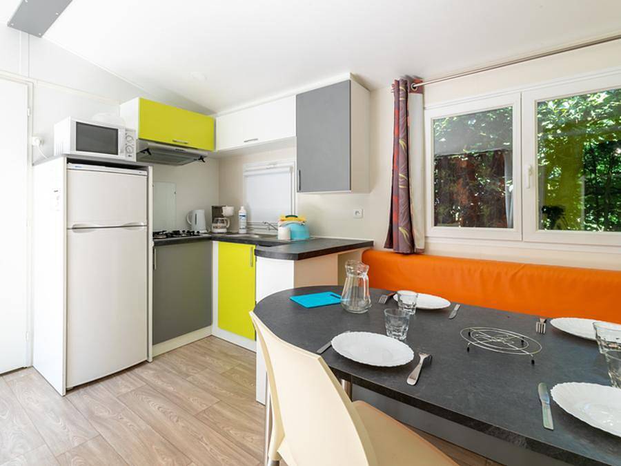 Camping Le Caussanel - Ciela Village - Mobilheim 6 personen - Ciela Confort - 3 Zimmer in Canet-de-Salars, Pareloup-See