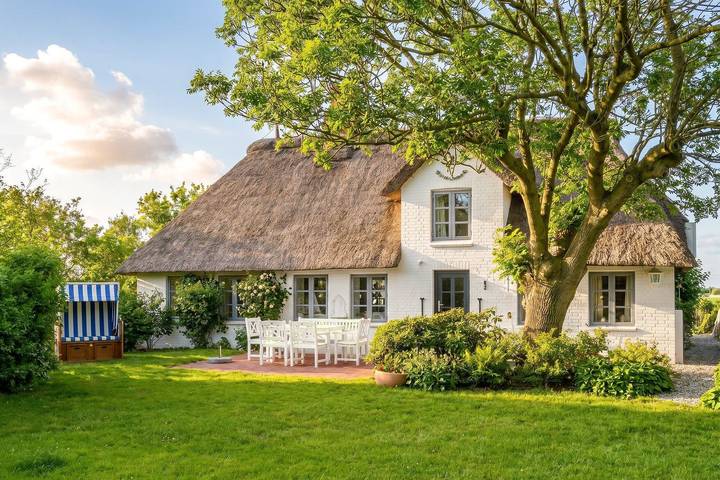 Ferienhaus für 6 Personen, mit Terrasse und Garten sowie Ausblick in Emmelsbüll-Horsbüll