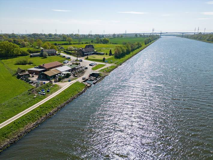 Ferienwohnung für 3 Personen, mit Seeblick und Balkon, mit Haustier am Nord-Ostsee-Kanal - 3